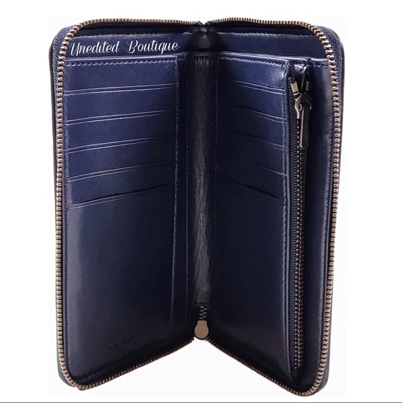 COACH Medium Zip Around Wallet With Crystals - Picture 4 of 6